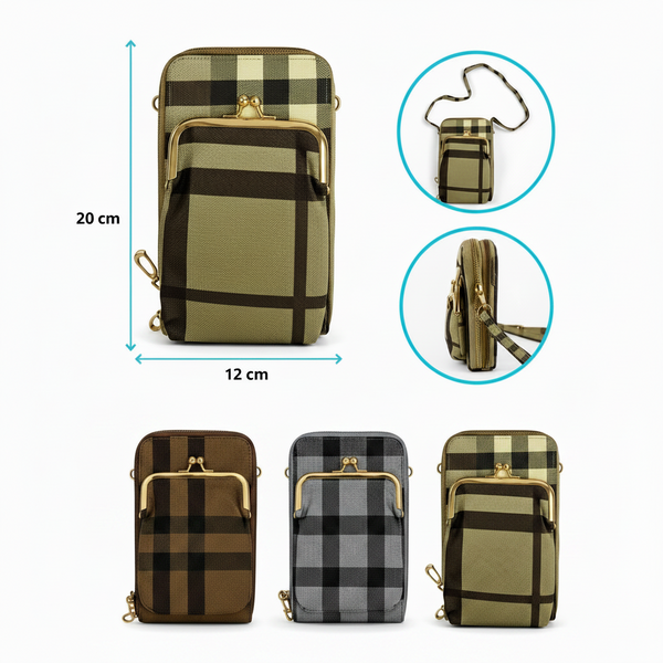 Bolso Dama + Monedero Boquilla Metalica - Ref. YW3120