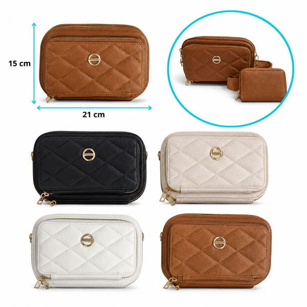 Bolso Dama con Monedero de Cierre - Ref. YW3122