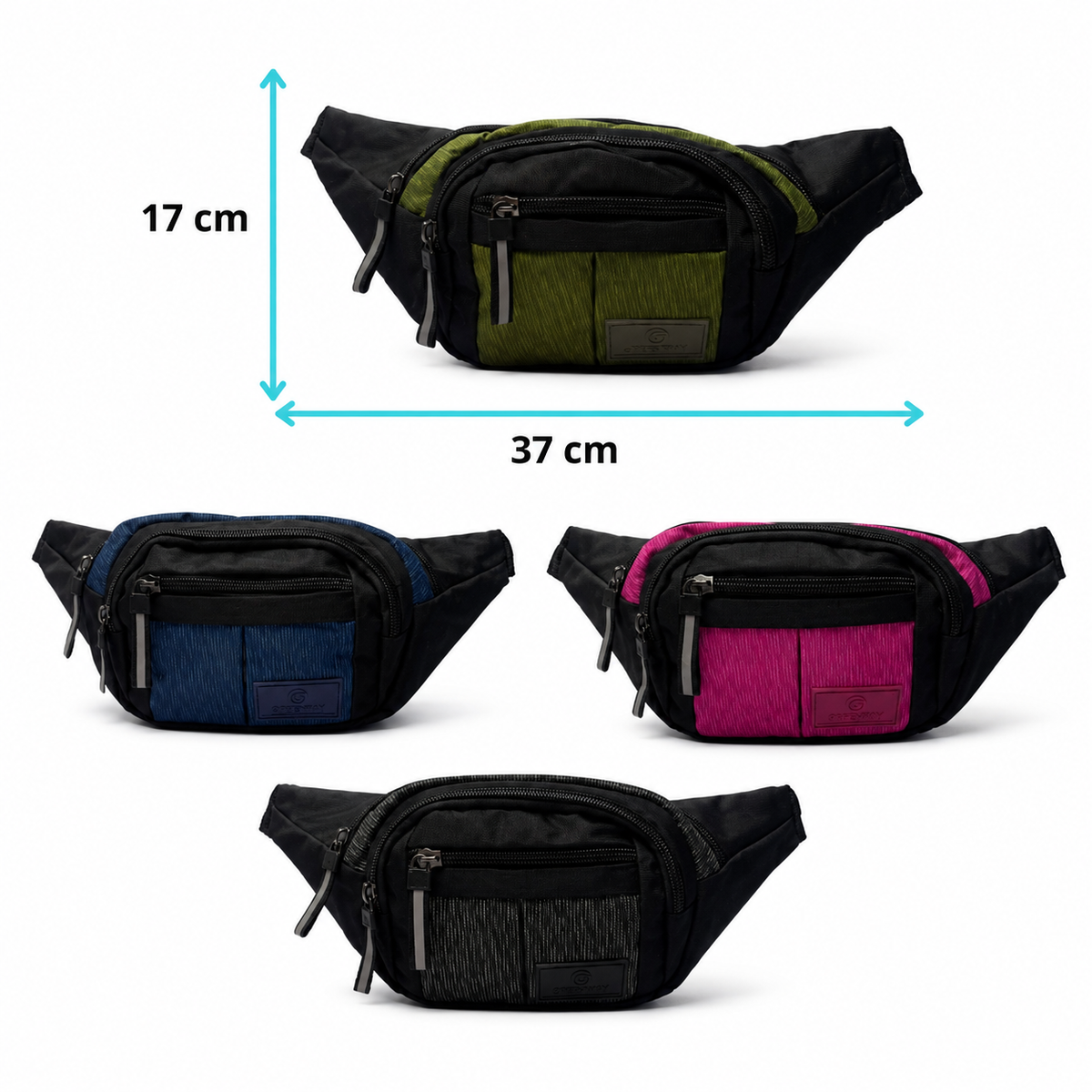 Canguro Unisex Bicolor Grande Multifuncional